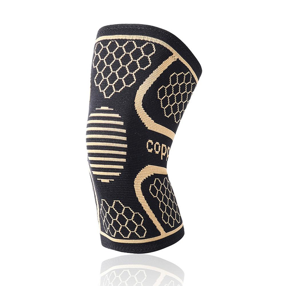 1Pcs Sports Copper Knee Brace for Arthritis Pain Relief  Support Knee Sleeve Compression for Fitness Workout for Men Women
