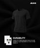 JELEVE Ribbed Muscle Fit Short Sleeve