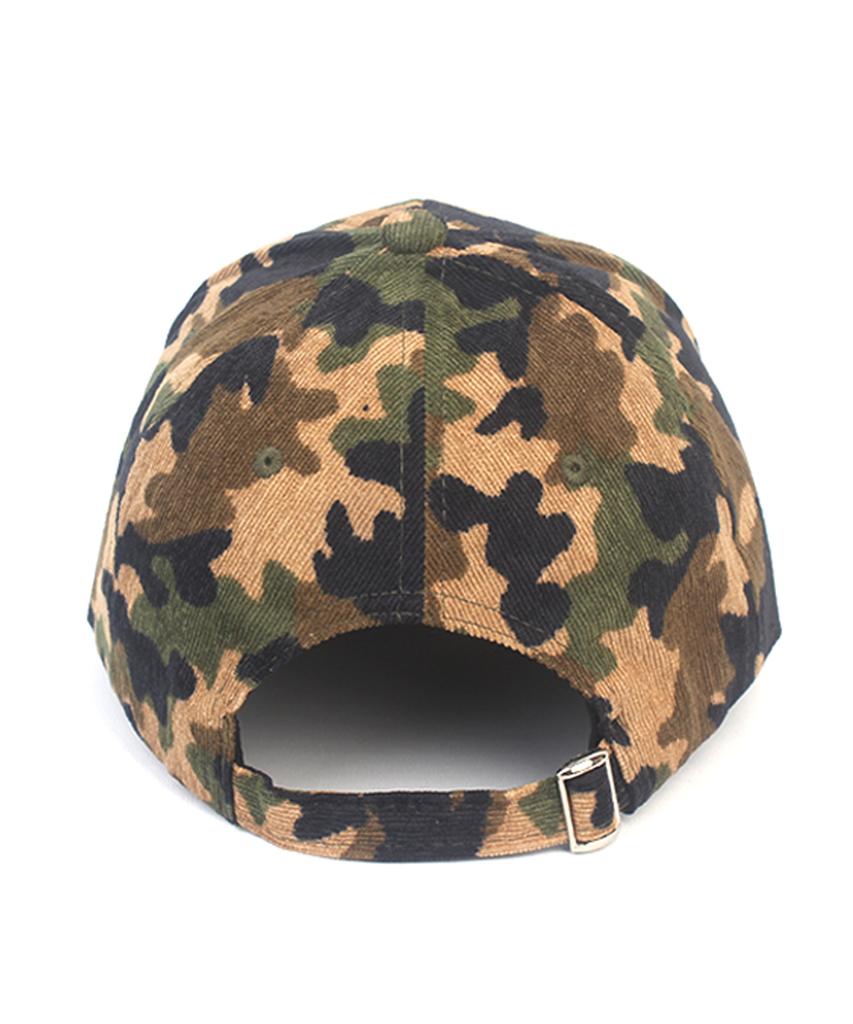 Yunibeosyeolkemiseuteuli Corduroy Camo Beige Ballcap Camo Ball Cap
