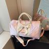 Satchel Large Capacity Travel Bag Women's Short Distance Business Trip Luggage Bag Sports Fitness Bag Fashioneasiest for Match Shoulder Bag