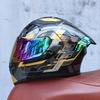 ORZ-Premium ABS Modular Motorcycle Helmet, Dual Internal & External Visor, Breathable Anti Impact Protective Gear for Riders