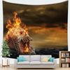 Home Decor Happy Halloween Tapestry Wall Hanging Devil Pumpkin Skull Decor Tapestry Party Tapestry 230x180cm Tapiz