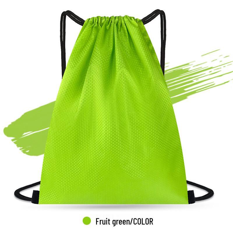 Waterproof Drawstring Sports Backpack with Ball Net