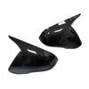 Car Decoration Door Mirror Cover For Hyundai Sonata 2015- Carbon Fiber Glossy Black Car Rearview Accessories Styling