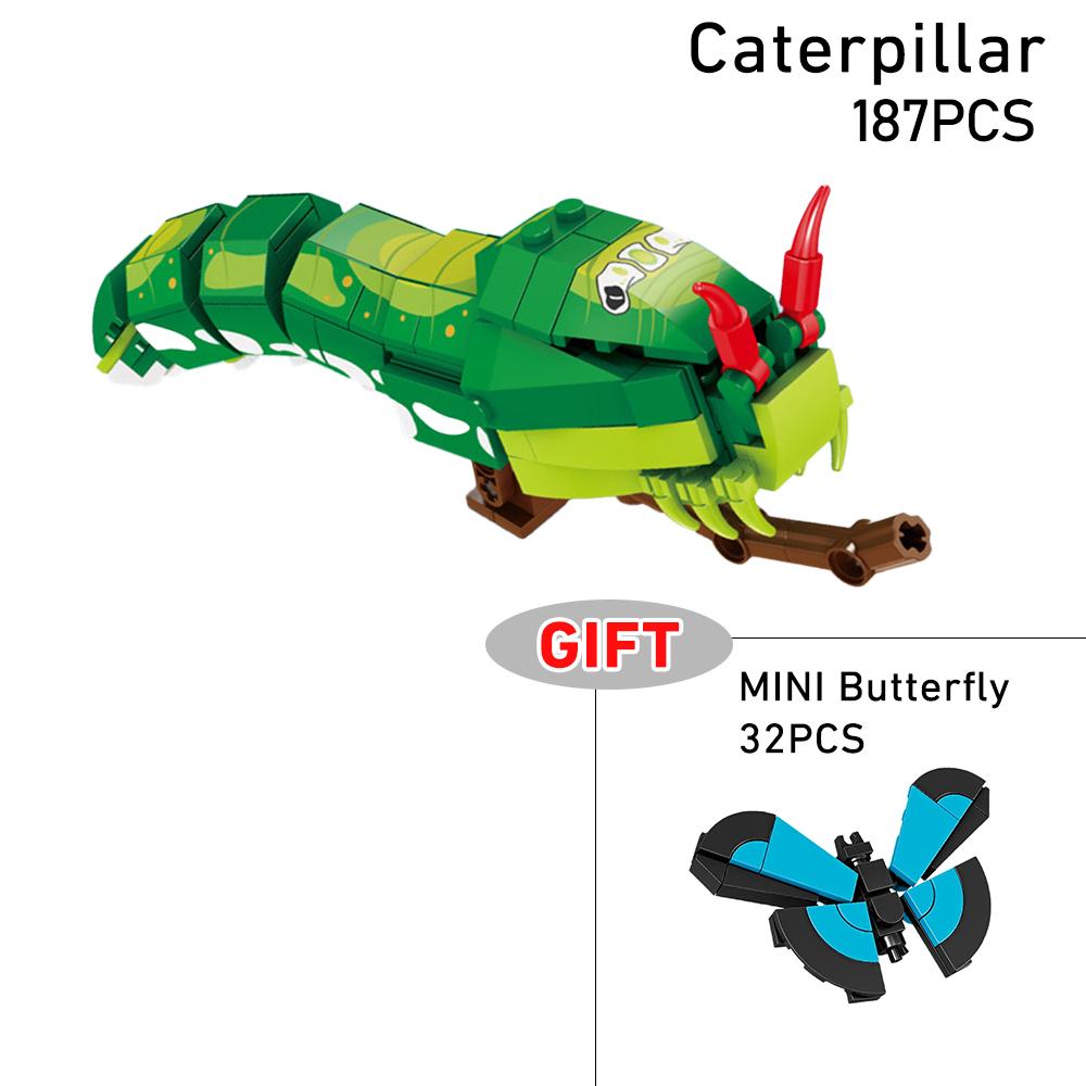 Insect Butterfly & Caterpillar Set Puzzle Toys - Ideal for Ecological Learning, Indoor Entertainment, Perfect for Festive Gifts