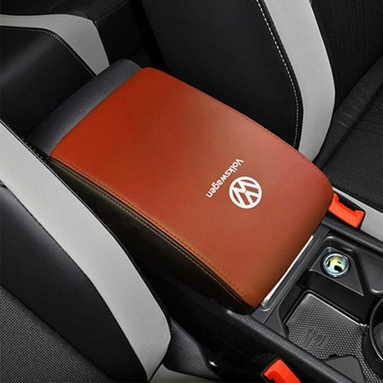 Golf 8 Central Armrest Box Leather Protector Cover (21st Gen)