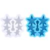 Pentagram Stud Earrings Silicone Mold Suitable for Epoxy Resin Diy Craft Backpacks Pendant Ornament Jewelry Making