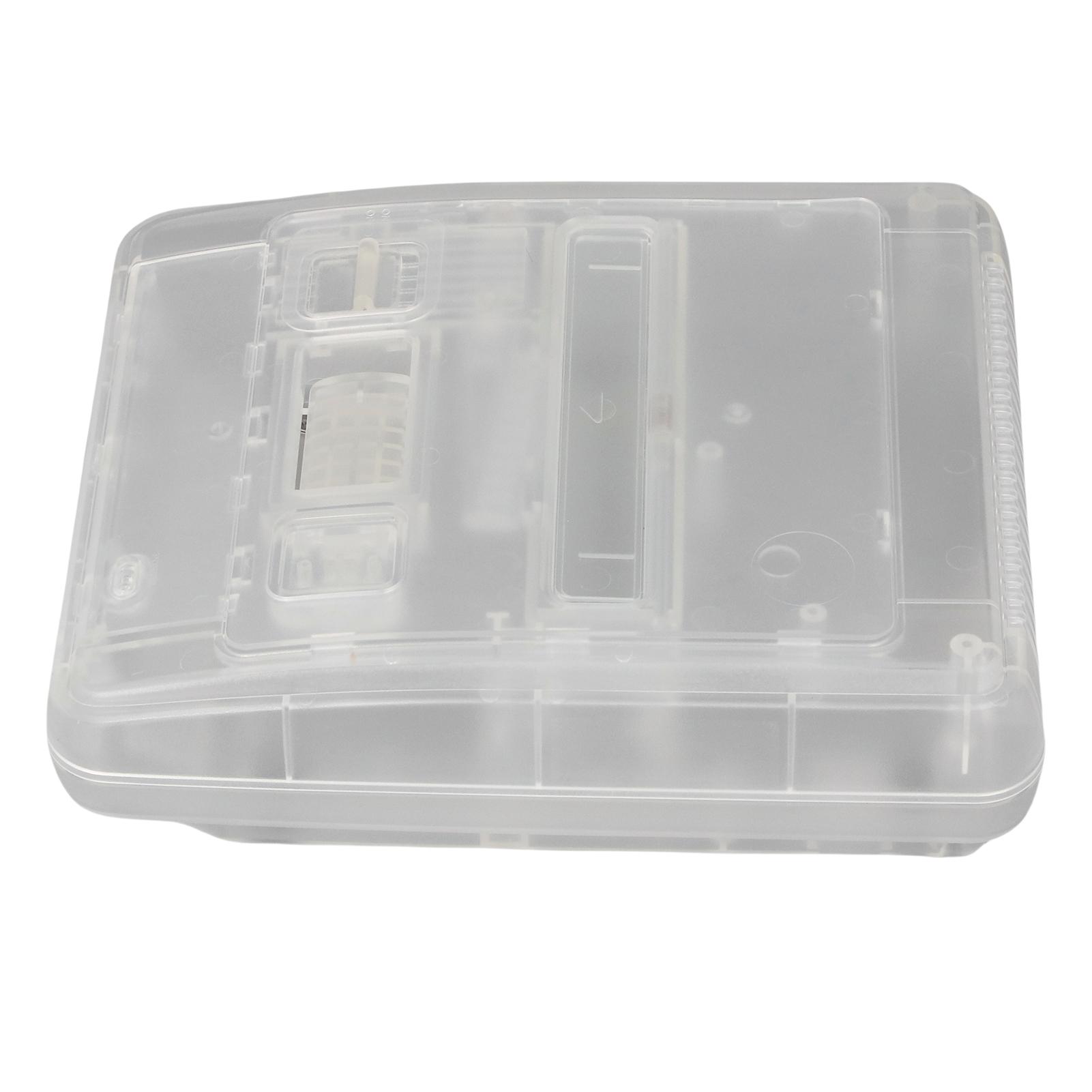 

Замена корпуса для игровой консоли SFC Прозрачный белый ABS Защитный чехол для игровой консоли