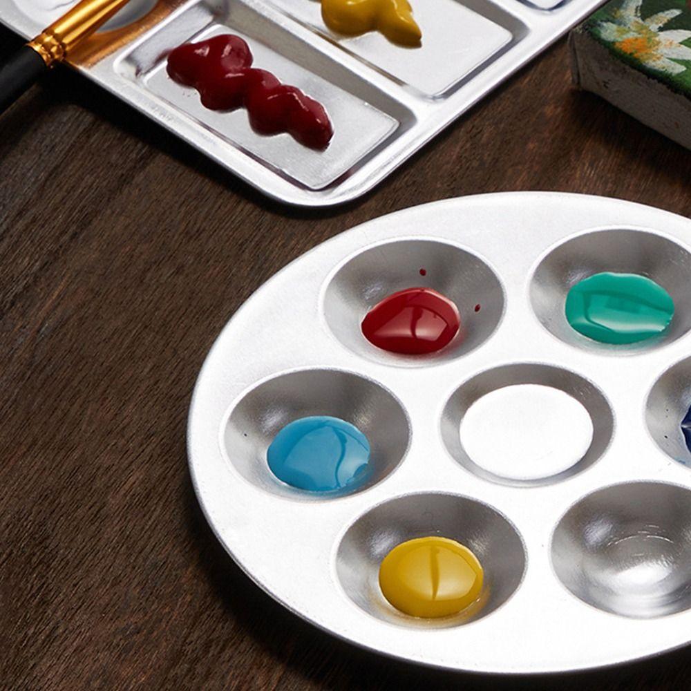 Metal Painting Color Palette 6/10/12 Wells Mixing Paint Tray Durable Art Paint Tray  School Office