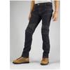 KOMINE PK-7183 Super Fit KV Denim Jeans 07-7183 Women's Motorcycle Pants, Black WS