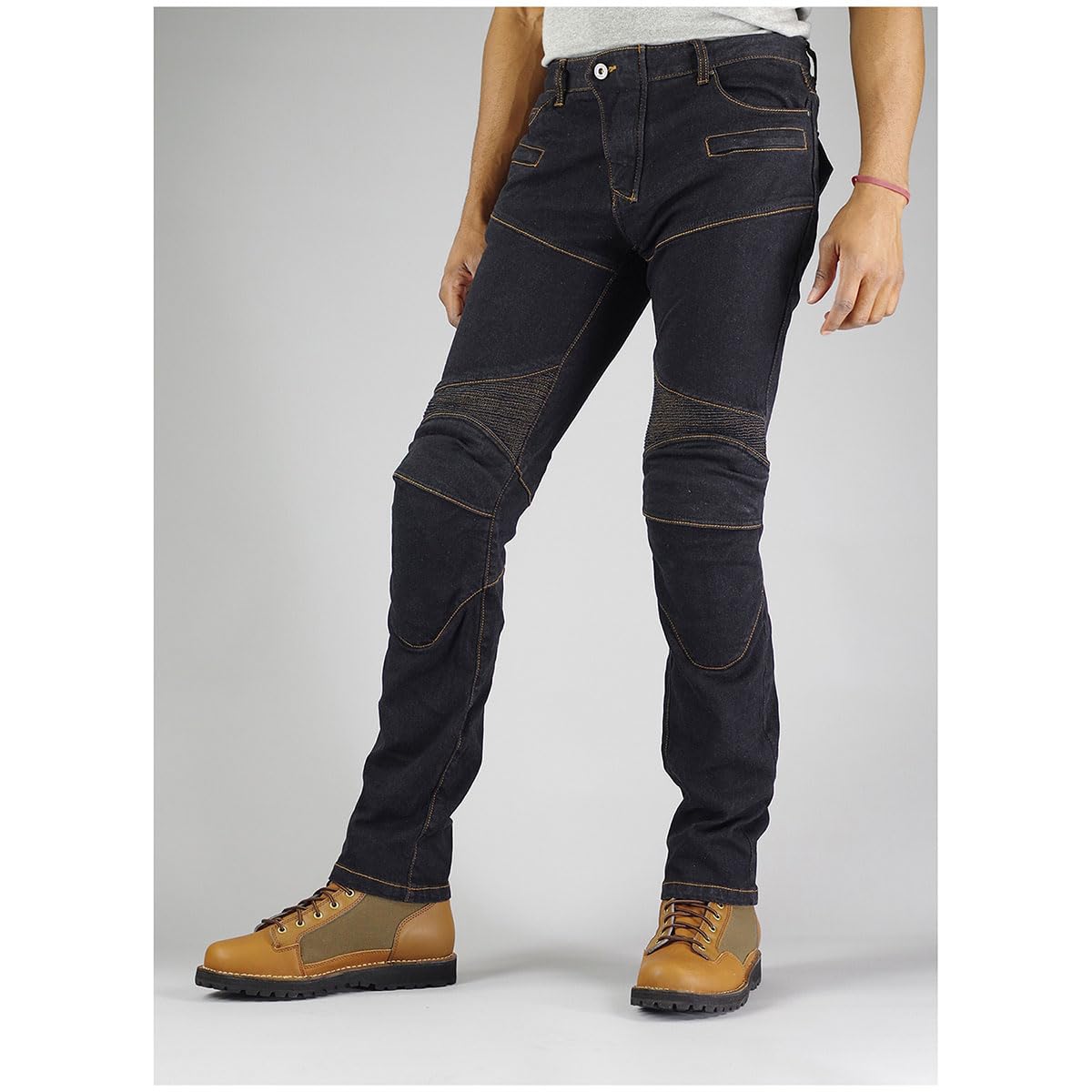 

KOMINE PK-7183 Super Fit KV Denim Jeans 07-7183 Women s Motorcycle Pants, Black WS