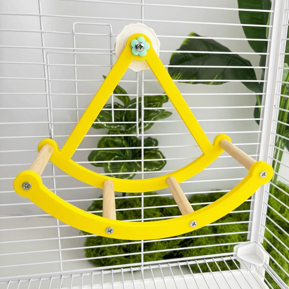 Hangende Vogelkooi Stand Bijtbestendige Schommelzitstok Stand Kooi Accessoires