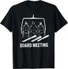 Snowboard Board Meeting Ski Lift Skier Winter Sports T-Shirt Unisex T-Shirt