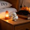 Holiday Gift for Friends Miniature Mummy Animal Figurine, 3D Printed Pig Chicken Dino Duck Small Plastic Figures Cat Statue, Spooky Cute Desk