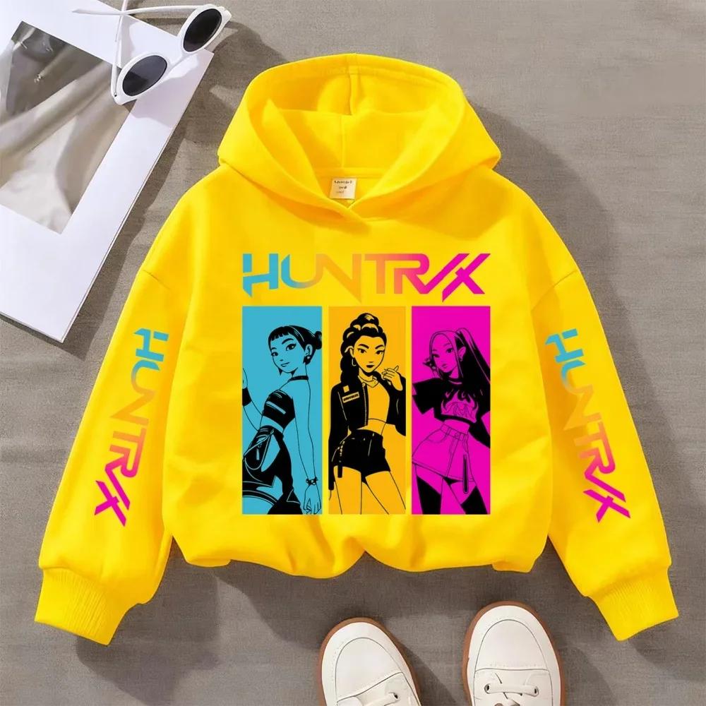 Fall and Winter New Cute Fashion Hoodie KPOP Demon Hunters Children s Sweatshirt Girls Clothes Girls Sweatshirt 100