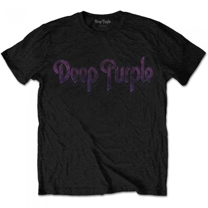 Deep Purple Unisex Adult Vintage Logo T-Shirt