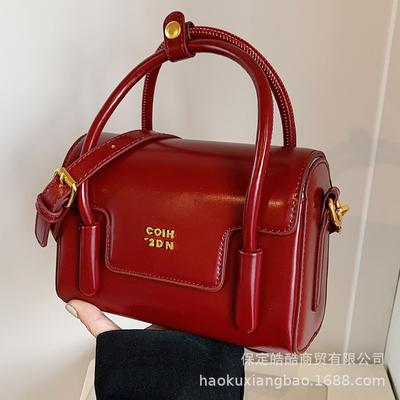 Handbag Handbag Women's Autumn 2025 Premium Sense Popular Fashion Textured One Shoulder Crossbody Small Square Bag