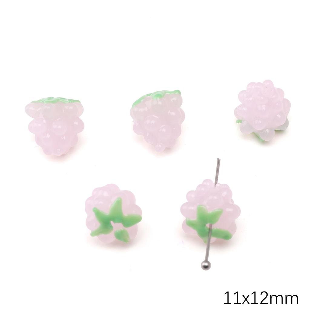 Glass Beads Fruit Charm For DIY Necklace Bracelet Earrings Jewelry Making Craft Accessories