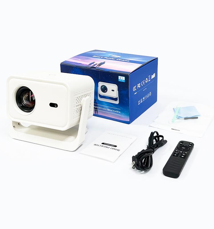 

Vivicine Новинка Портативный P21 Android 13 1920x1080p Full HD 1080p Домашний Кинопроектор, Автофокус, Автоматическая коррекция трапецеидальных искажений белый