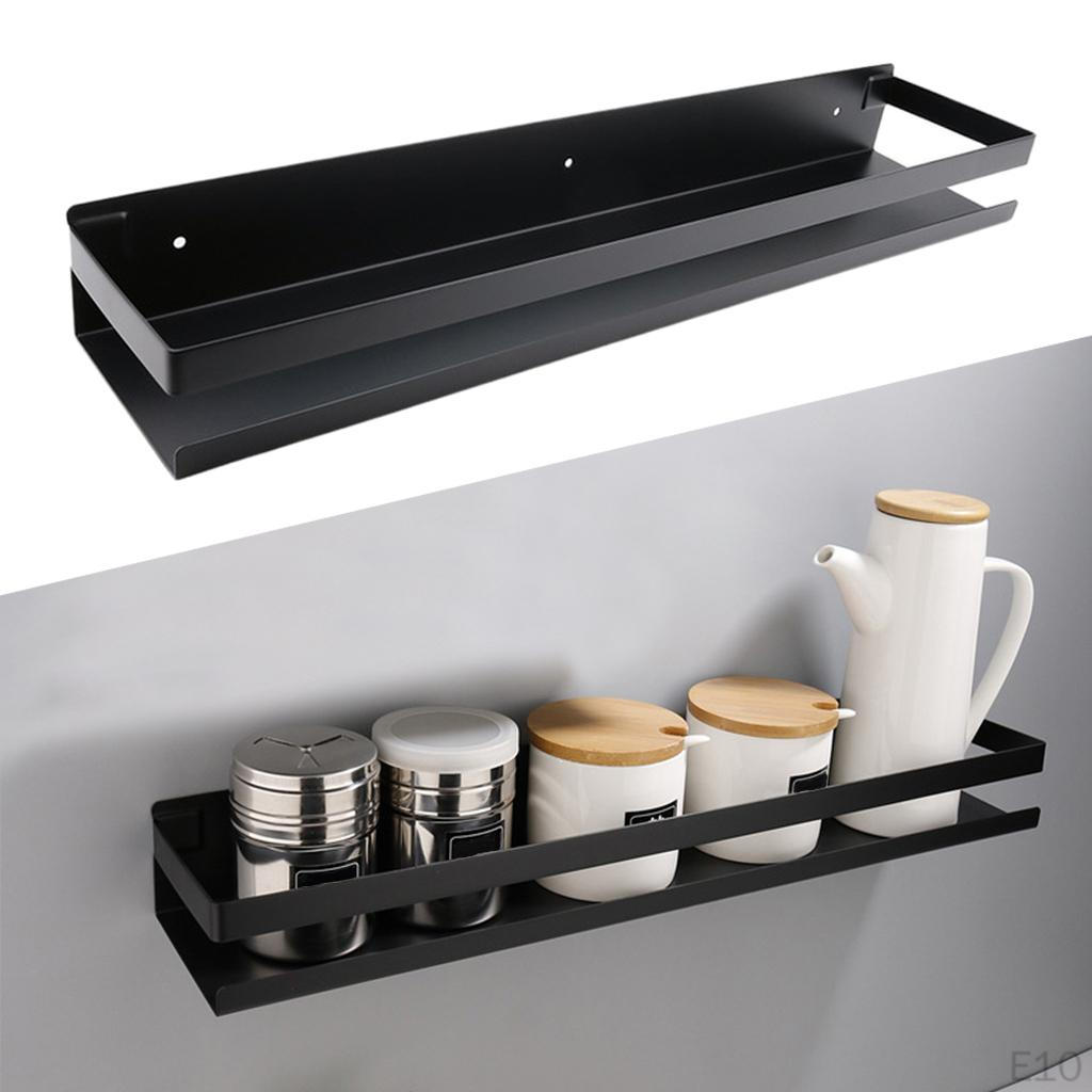 Bathroom Accessories Modern Matt Black Corner Shelves Kitchen Wall Shelf Shower Bath