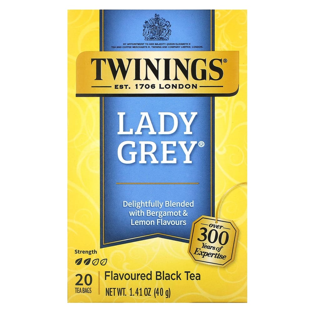 iHerb Twinings Lady Grey Black Tea, 20 Tea Bags, 40g (1.41oz)