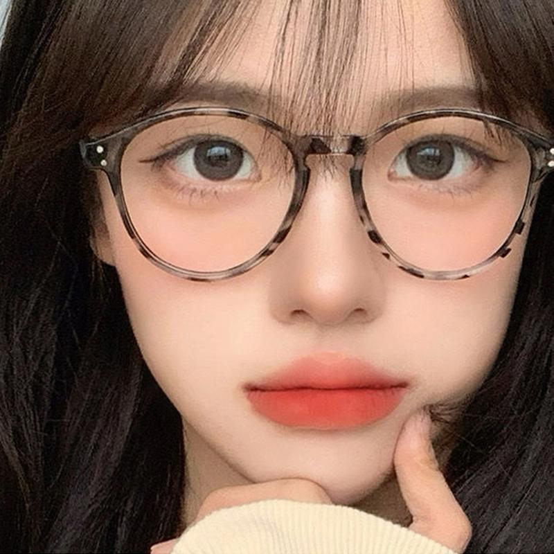 Anti-blue Light Glasses Exquisite Round Eyewear Women Men Daily Leisure Eyeglasses Blue Light Blocking Man Lady Computer Eyeglas