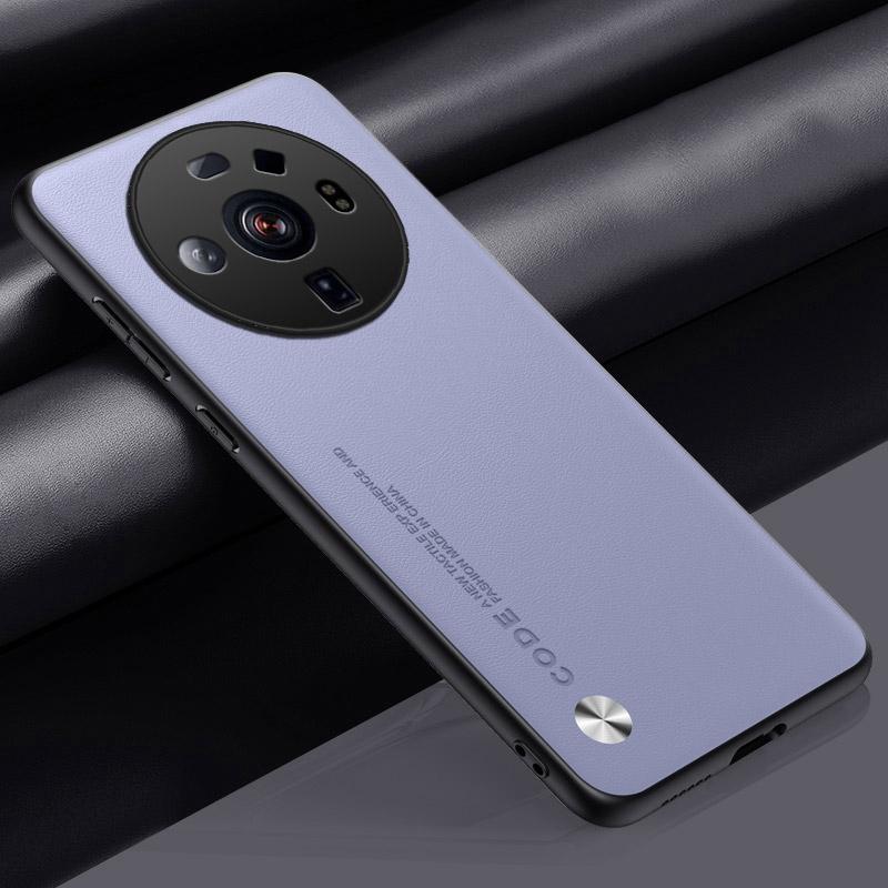 Luxus-PU-Lederhülle für Xiaomi Mi 12S Ultra 5G Rückabdeckung Silikon Stoßfest Vollschutz Handyhülle für Xiaomi 12S Ultra