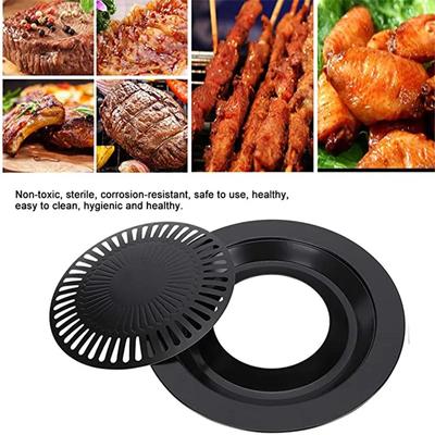 Rauchloser Grillpfanne Gas Haushalt Antihaft Gasherdplatte Elektroherd Backblech BBQ Grill Grillwerkzeuge Outdoor