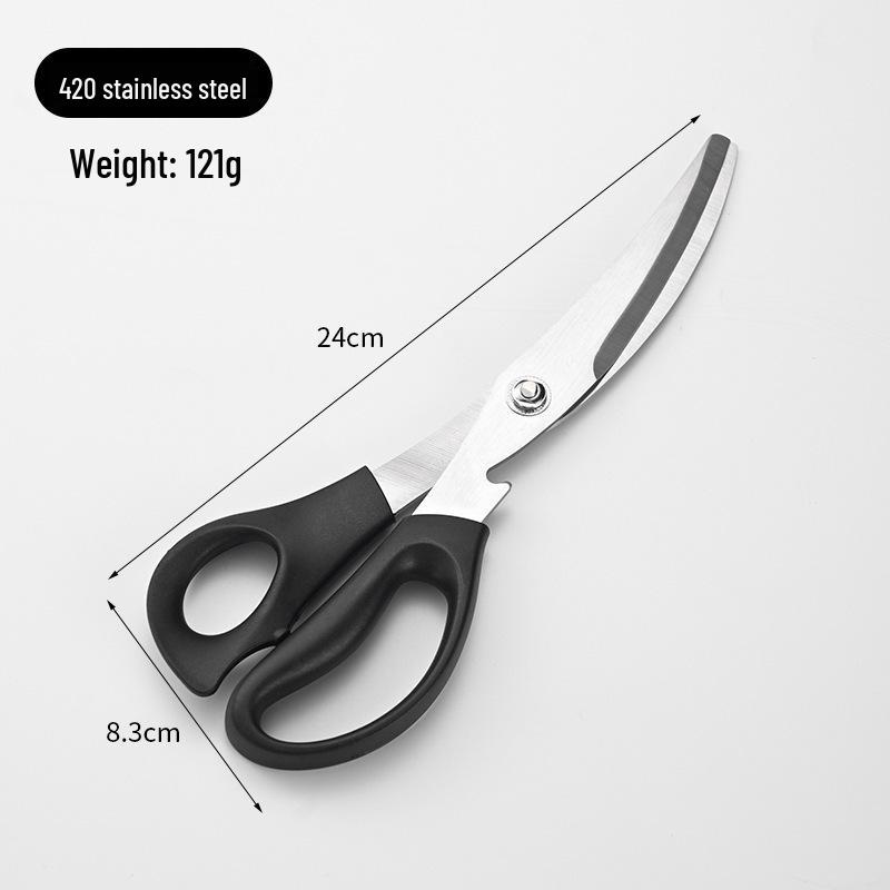 Stainless Steel Korean-Style BBQ Scissor Tongs Set - Ideal for Grilling, Steak, and Kitchen Use
