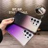Applicable To Samsung S26Ultra Mobile Phone Case Glitter Gradual Change Single Color Acrylic S25F Transparent Anti-drop All-inclusive