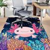 1PC Axolotl Ocean Extra Large Non-Slip Floor Carpet, Office, Family, Bedroom, Studio - Large Area RugJ0403