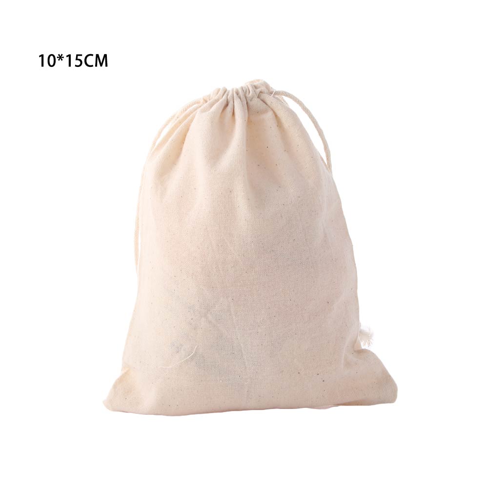 Cotton Fabric Dust Cloth Drawstring Storage Bag Clothes Socks/Underwear Shoes Receive Bag Home Sundry Kids Toy Storage Bags