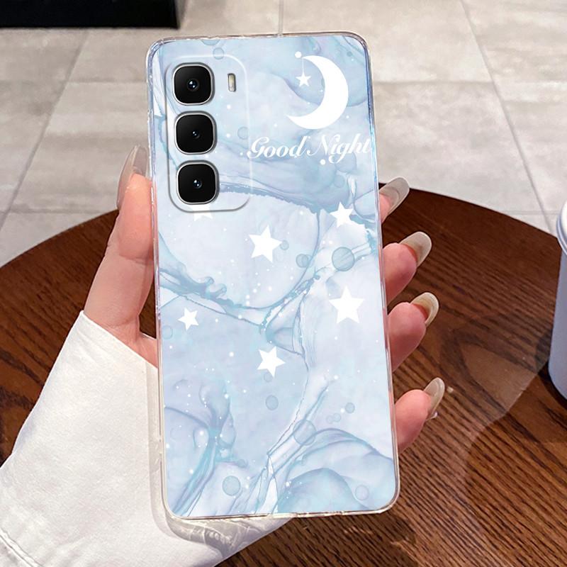 For Infinix Hot 60 Pro Plus 60i X6726 X6886 X6885 X6728 Clear Silicone Soft TPU Cover Hot 60 Pro+ 4G Cute Rabbit Cat Phone Case
