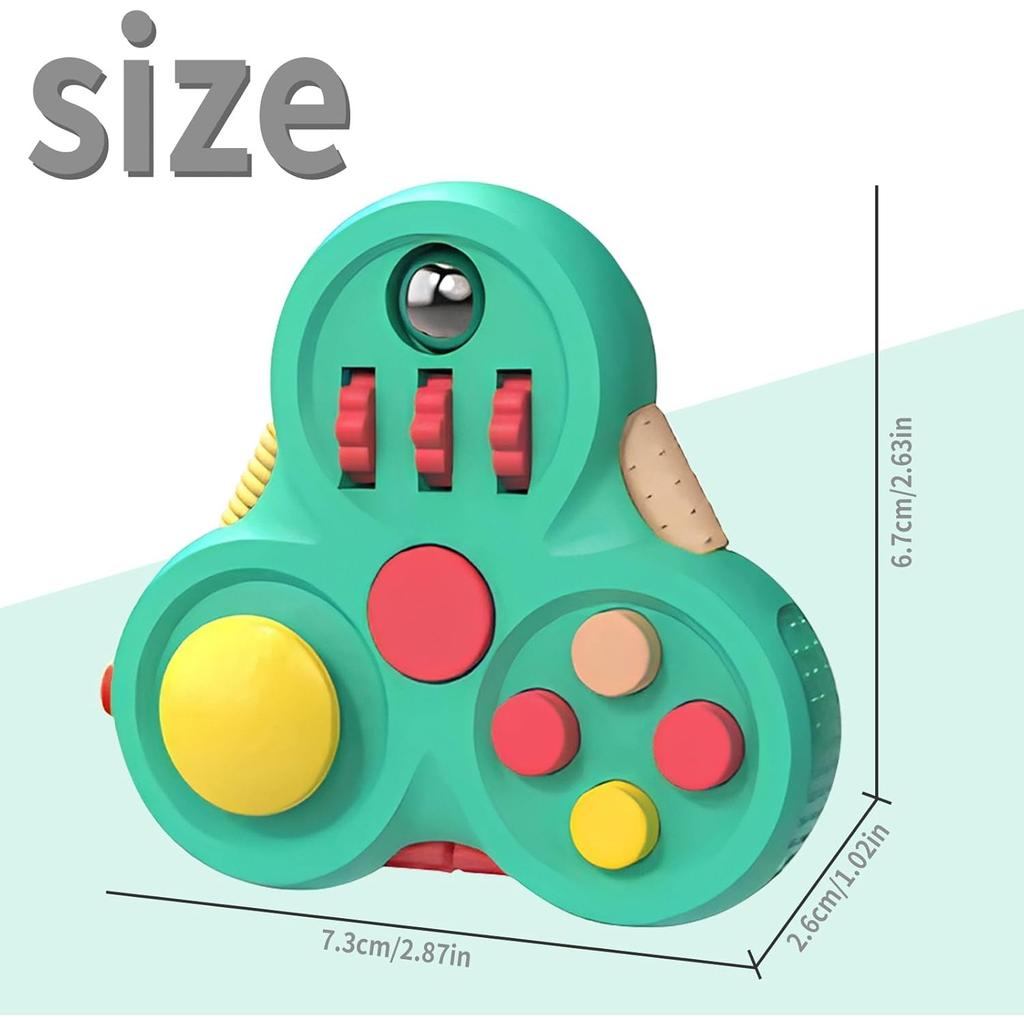 Fidget Toys, Fidget Pad Fidgets, Autism Figette Cubes, Cool Fidget Clicker Controller Desk Toys, Anxiety Relief Stress ADHD Toys, Sensory Fidget Cubes