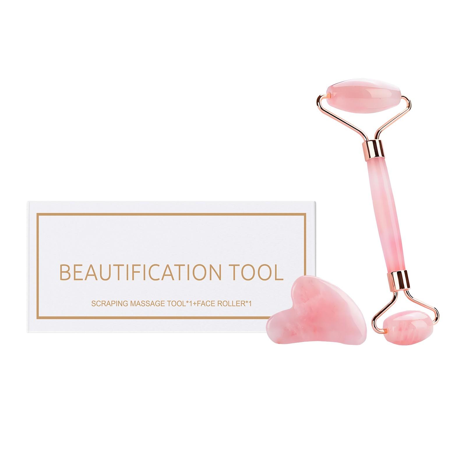 

Набор роликовых массажеров с пудрой Успокаивающий массаж Кожа Лифтинг лица Уход за кожей Массажер One Size