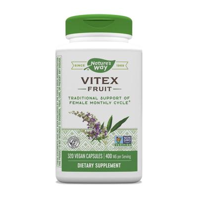 Vitex Fruit 400 Mg, 320 Vegan Capsules