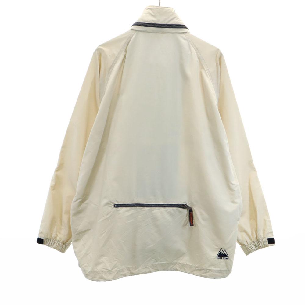 FIRSTDOWN 90s Old Long sleeve Zip jacket LL Beige Men's Used