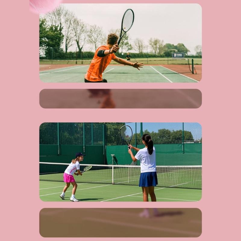2/6 Stück Stilvolle pinke Tennisbälle Haltbarkeit Professionelle Trainings-Tennisbälle für Anfänger und Enthusiasten