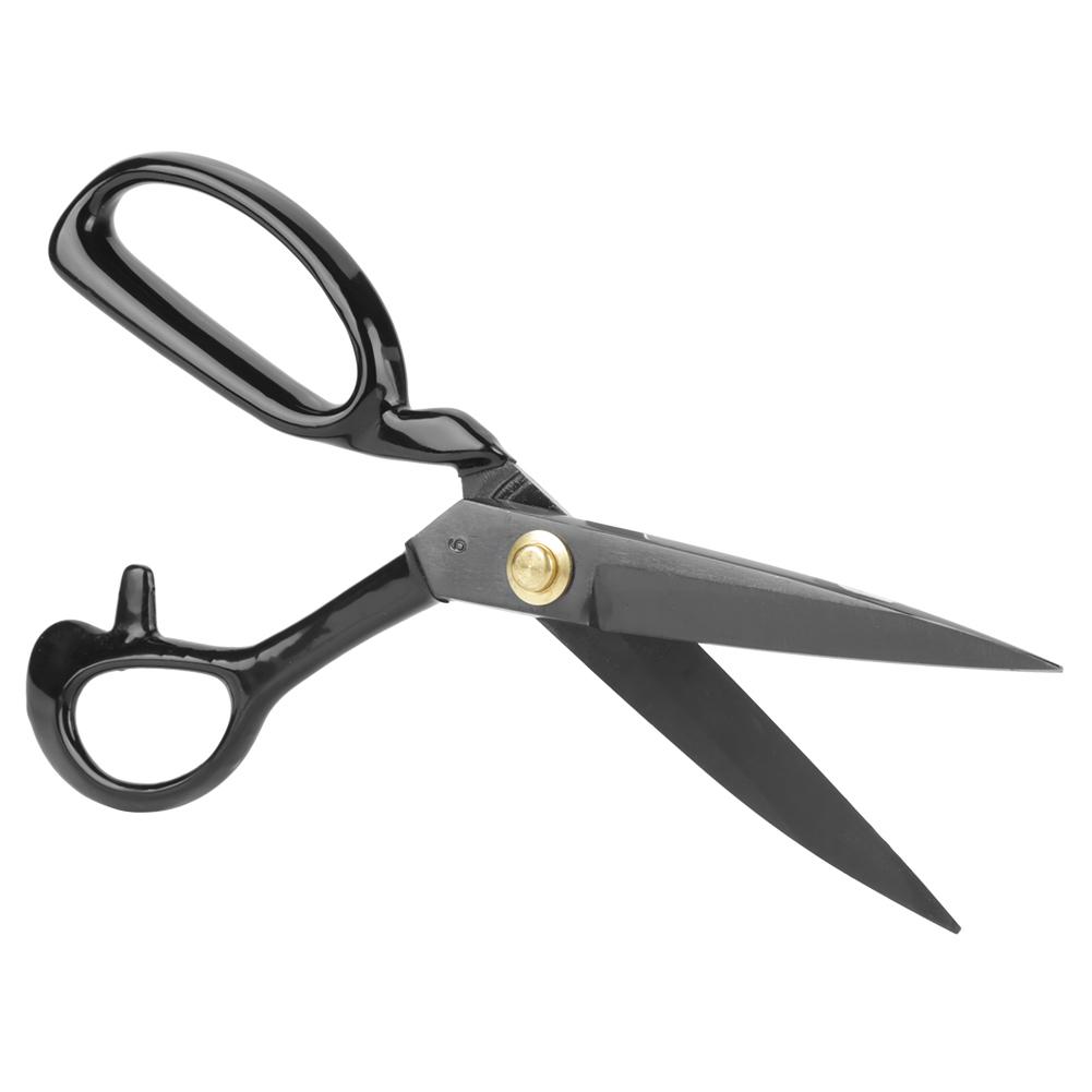 9 inch carbon steel lther stitching   handle clothing scissors assembly, comfortable grip for cutting fabric with smoothness and durability