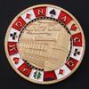 Monedas, moneda extranjera, monedas de oro, ciudad de juego Mónaco, monedas de la suerte, afortunado, Número 777, moneda conmemorativa