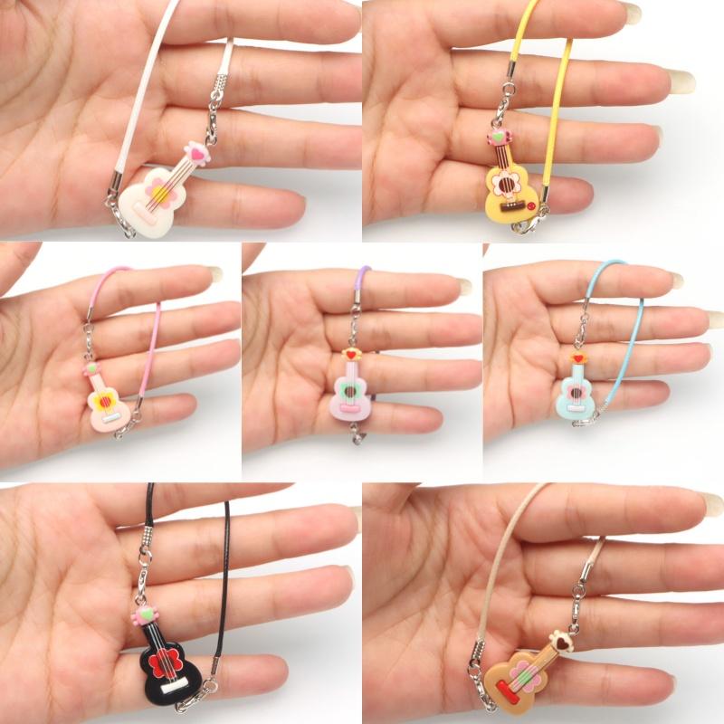 5Pcs Dollhouse Accessories Simulation Mini 1:12 Guitar Toy Model Scene Miniature Cute Doll DIY Dress Up Decorative Pendant
