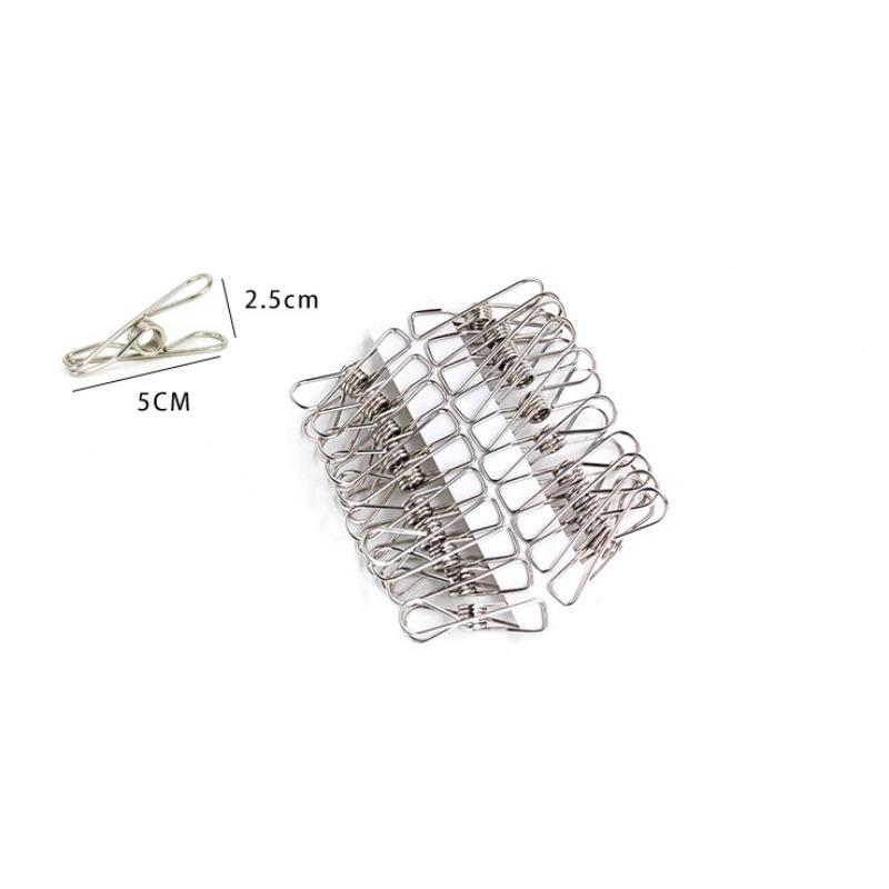 Stainless Steel Washing Clothes Pegs Laundry Hanging Pins Sheet Quilt Holders Windproof Clips Household Clothespin Drying Hanger