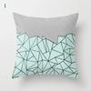 Nordic Modern New Geometric Mint Green Blue Pillowcase, Home Decor Living Room Sofa Decoration Cushion Cover 60x60 40x40 50x50