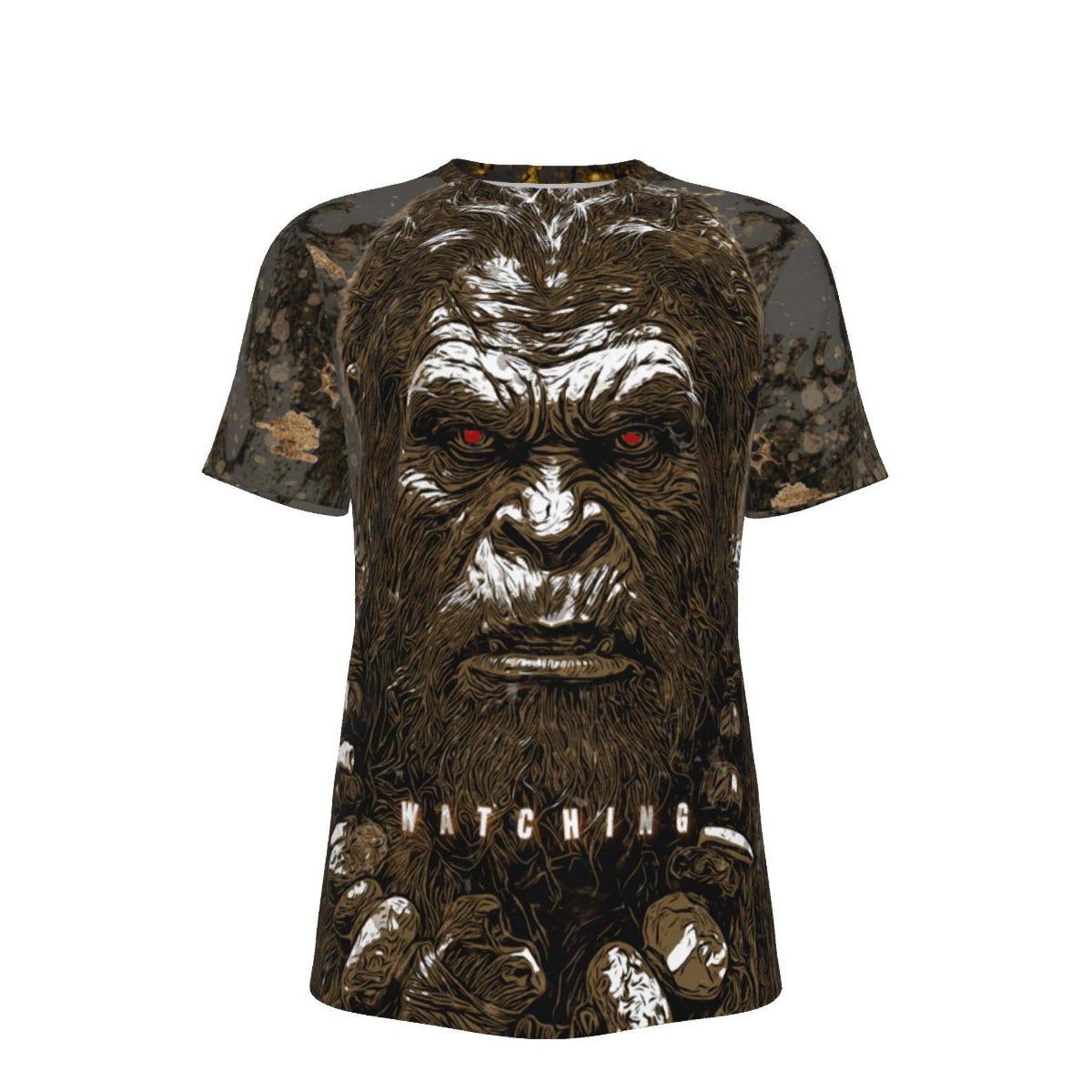 Bigfoot Watching You T-Shirt S