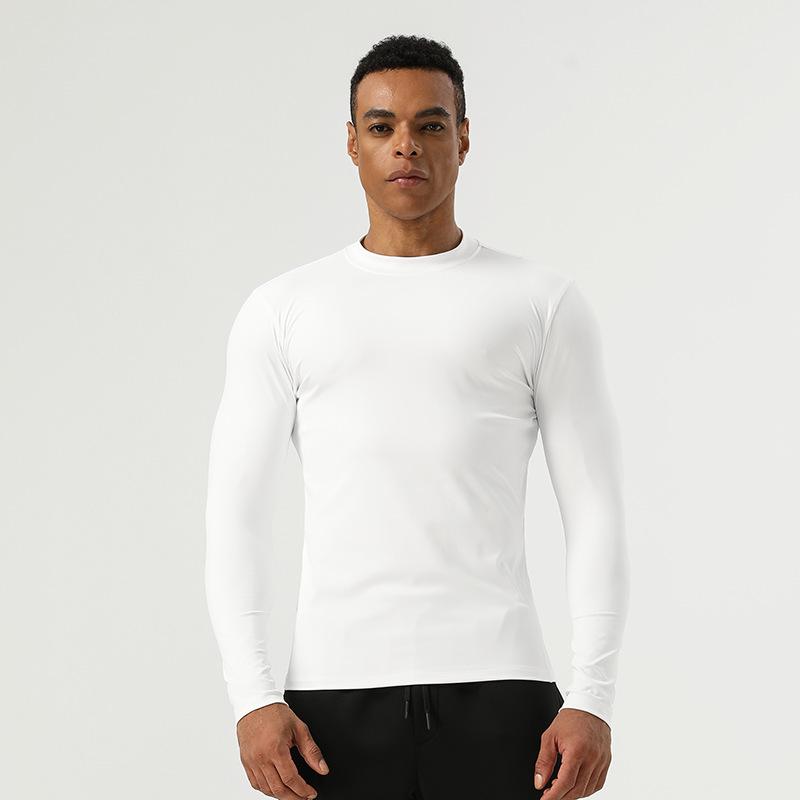 

Men s Quick-Dry High-Elasticity Nylon Sports Tights - Long Sleeve, Breathable, for High-Intensity Training. XL (180-185 cm)