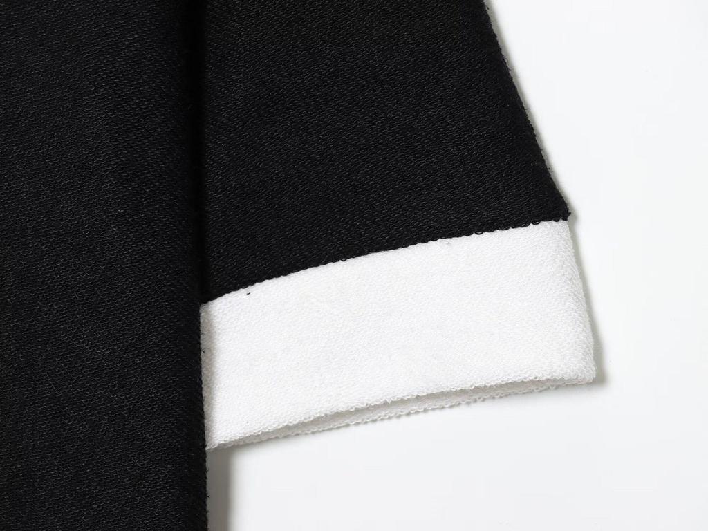 European & American Style Women's Fashion Set: Color Block Pearl Leather Wool Coat and Pants (J32513/14)