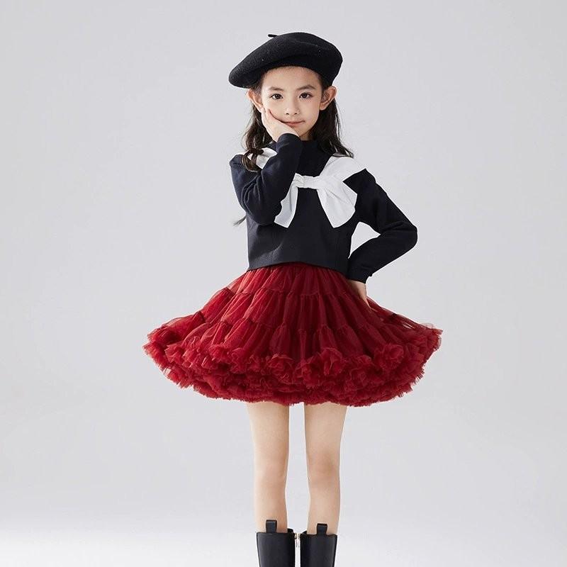 

Baby Girls Birthday Tulle Princess Half Skirt For Toddlers 120