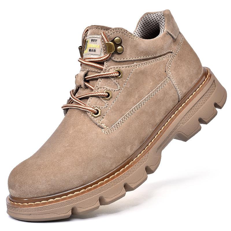 

Кожаные ботинки Мартин мужские низкие британского стиля на платформе рабочие ботинки осень и зима уличные помощь модные универсальные ботинки для мальчиков 38