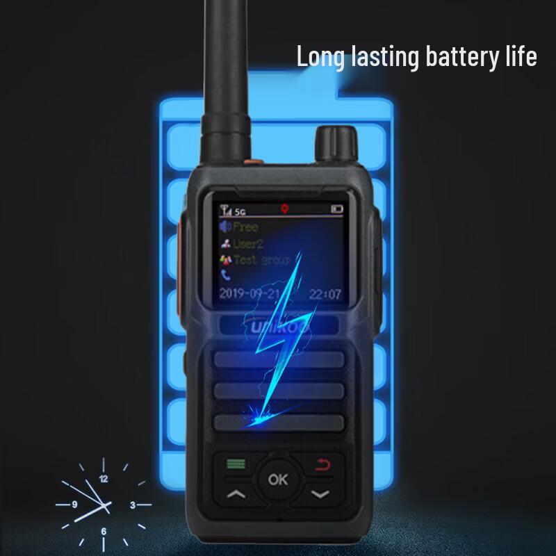 

UNIKOO Unlimited Range 4G/5G Network Walkie-Talkie (CN version)