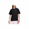 Nike Logo Embroidered Loose Short-sleeve T-shirt for Men In Black